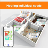 Robot Vacuum and Mop with Self-Emptying, 5000Pa Robotic Vacuum with LiDAR Navigation, Mapping, 60-Day Hands-Free Cleaning, No-Go Zones,Wi-Fi/App/Alexa Control, Ideal for Pet, Hard Floors, Carpet