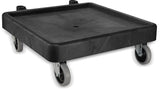 General dishwasher cart, with handle, with a load capacity of 350 pounds, blue