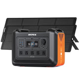 OUPES 2400W 2232Wh Portable Power Station with 4x240W Solar Panel,Solar Generator for Outdoor Camping,Home Backup,Emergency,RV