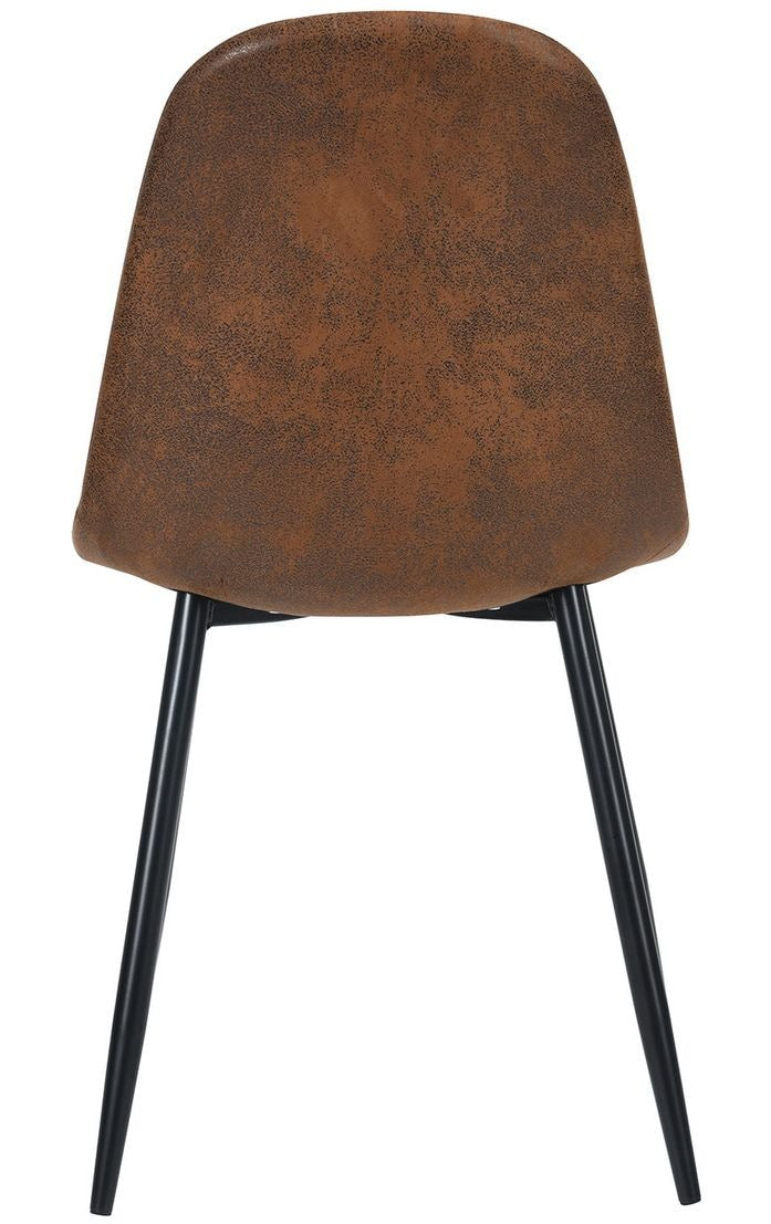 39F Charlton Suede Dining Chair, Brown