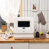 Portable Countertop Dishwasher, with 7.5L Openable Water Tank