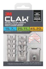 3M Claw DrywAll Picture Hangers Assorted Kit, 45-lb Capacity