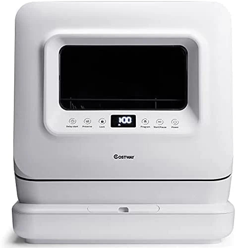 Portable Countertop Dishwasher, with 7.5L Openable Water Tank D3416