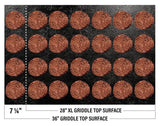 3-Burner 28" XL Griddle with Hood in Black