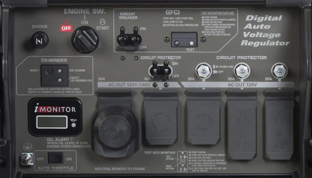 EB10000 10000Watt Industrial Generator with CO-MINDER Sensor EB10000G from