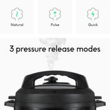 Intelligent oven and fryer combo, 11 integrated functions - countertop convection oven for baking, roasting, air frying, baking, dehydrating, 1750 watt power, 25 gallon capacity, controlled by touch screen for quick cooking - black