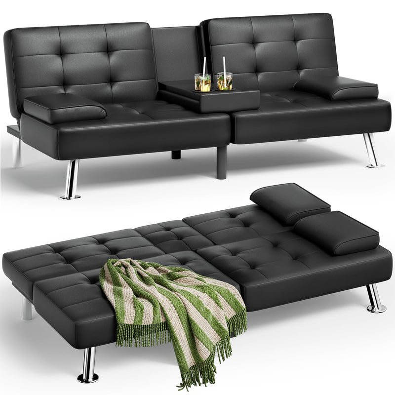 Modern Convertible Folding Futon Sofa Bed E3313