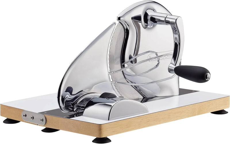 Stainless steel bread slicer (silver brown)) H5472