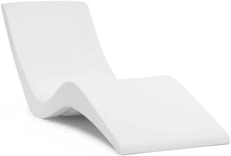 Classic White - in-Pool Chaise Lounger – Designed for Water Depths Up to 9” – Aqua Outdoors – Set of 2 – Compatible with All Pool Types - Poolside & Sun Deck Tanning U7732