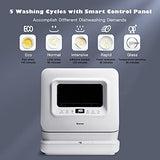 Portable Countertop Dishwasher, with 7.5L Openable Water Tank