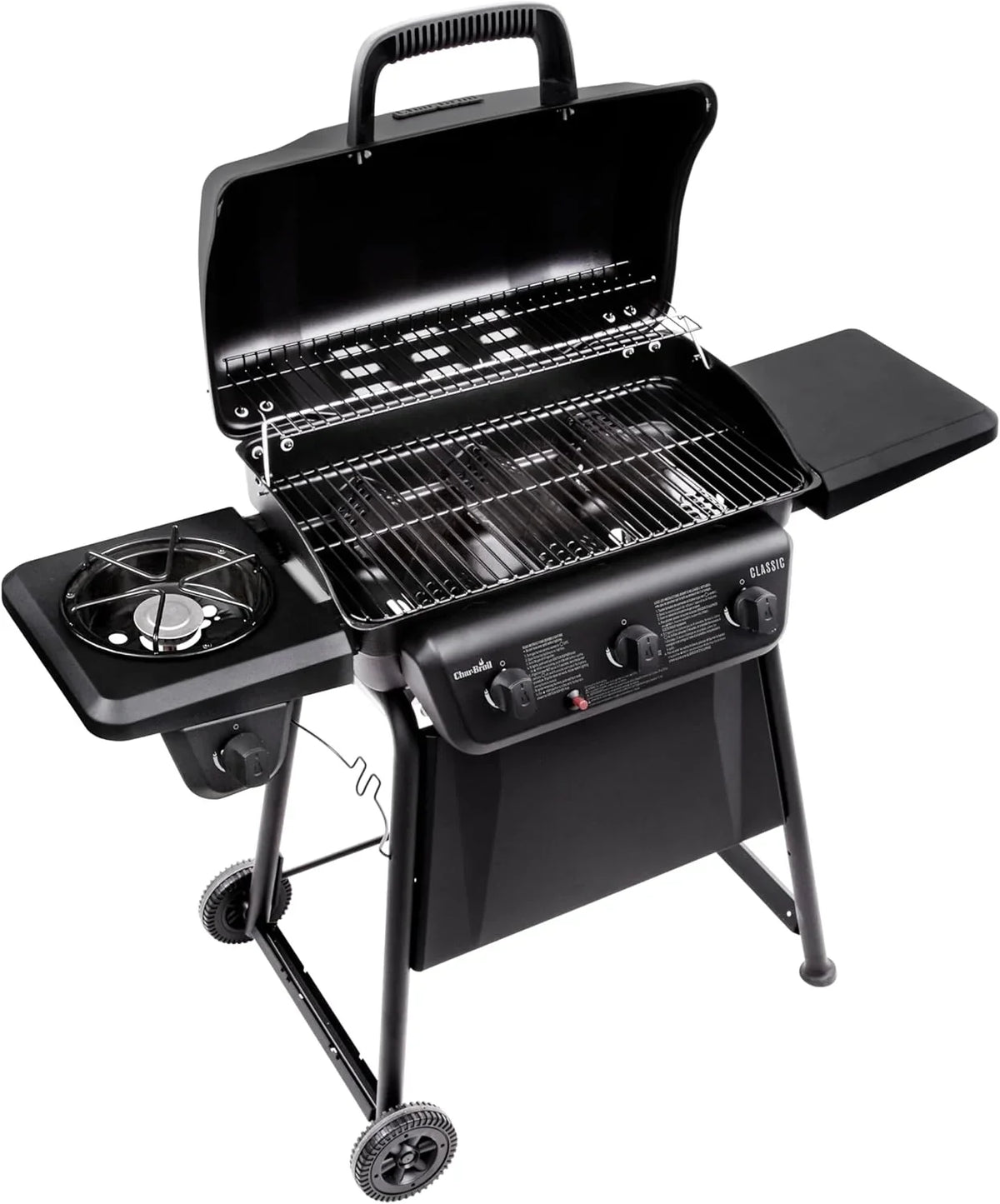 Convective 3-Burner with Side Burner Propane Gas Stainless Steel Grill