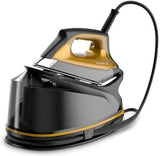 Steam iron, 2200 watts, 1100 milliliters, black/yellow