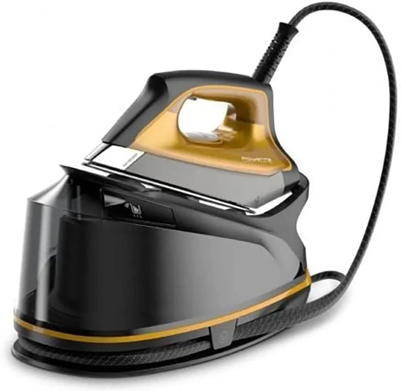 Steam iron, 2200 watts, 1100 milliliters, black/yellow Q8698