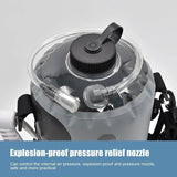Outdoor sports water bag, portable solar shower set, with pressure foot pump, foldable travel water storage device, suitable for camping, beaches, travel and activities.
