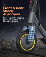 Electric Scooter Adults,Max 19/27/49 Miles Ranges,Top Speed 19/22 mph,350/750W Peak Motor, Folding E-Scooter with Dual Braking Dual Suspension