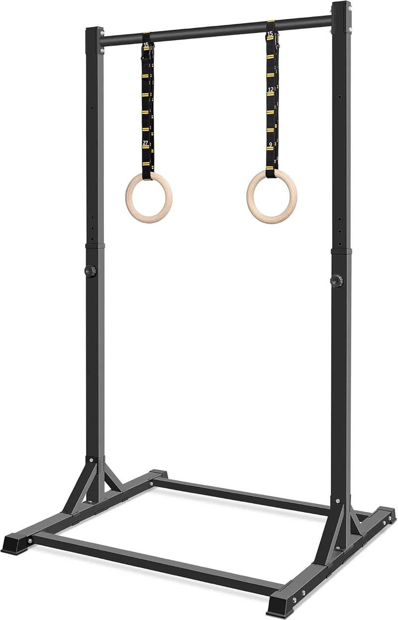 Pull Up Station, Bongkim Power Tower Portable Pullup Bar Station, Pull Up Bar for Home Gym, Pull Up Tower Station 330LBS R2213