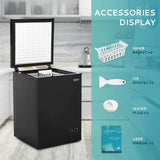 3.5 Cu.Ft Chest Freezer with Removable Basket
