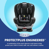Extend2Fit Convertible Baby Car Seat, Rear and Forward Facing, Adjustable Extension Panel for Extra Legroom, Gotham