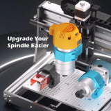 Router Kit GRBL Control 3 Axis Plastic Acrylic PCB PVC Wood Carving Milling Engraving Machine with Offline Controller, XYZ Working Area 300 x 180 x 45mm