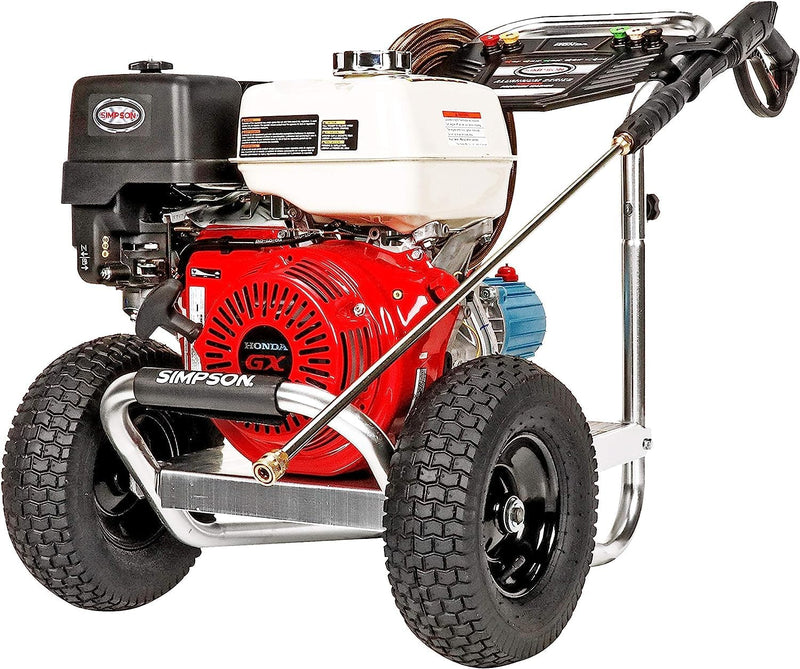 Cleaning ALH3425 Aluminum Series 3600 PSI Gas Pressure Washer, 2.5 GPM, GX200 Engine, Includes Spray Gun and Extension Wand, 5 QC Nozzle Tips, 5/16-inch x 35-foot MorFlex Hose. L2651