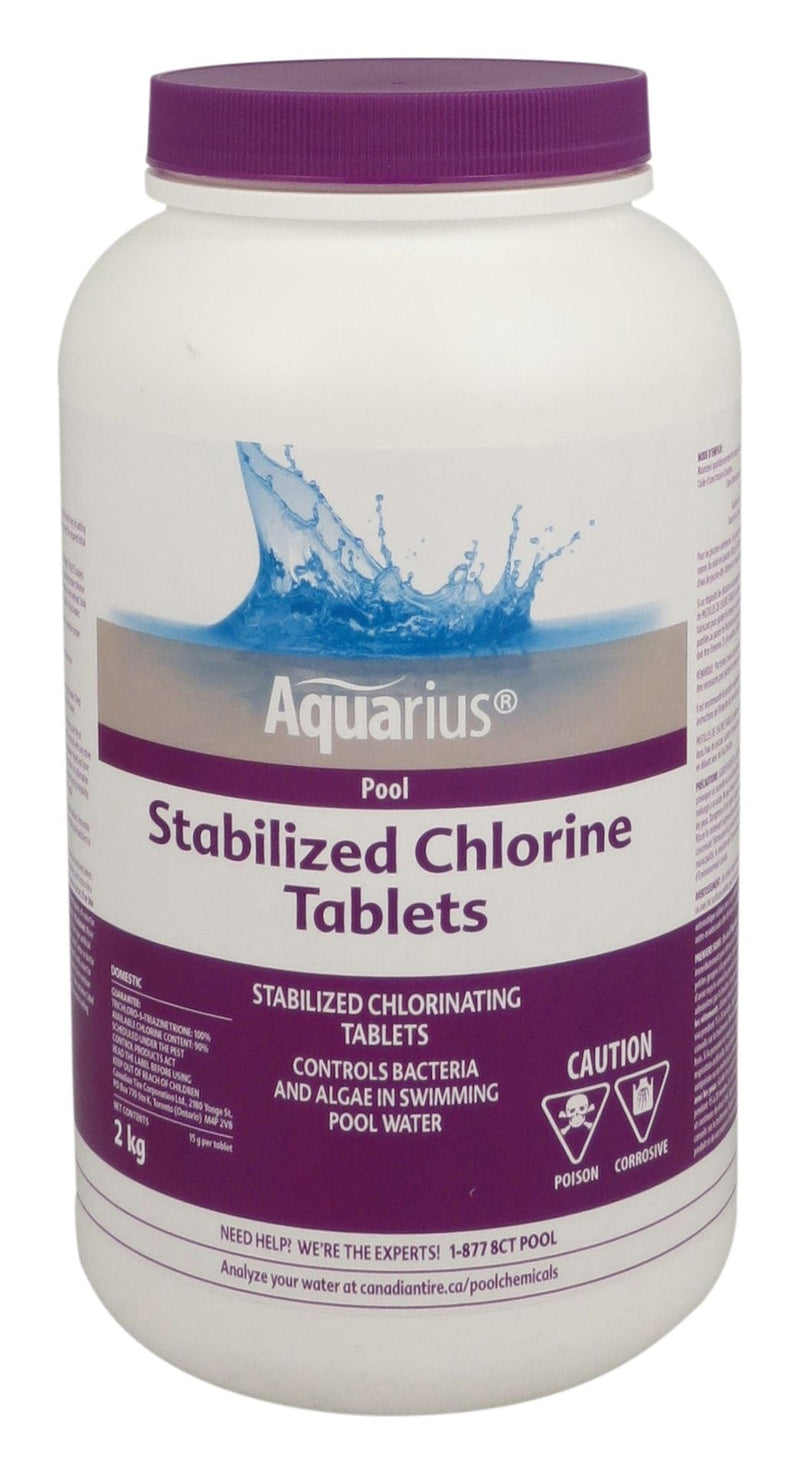 Stabilized Chlorine Tablets, 2-kg M8593