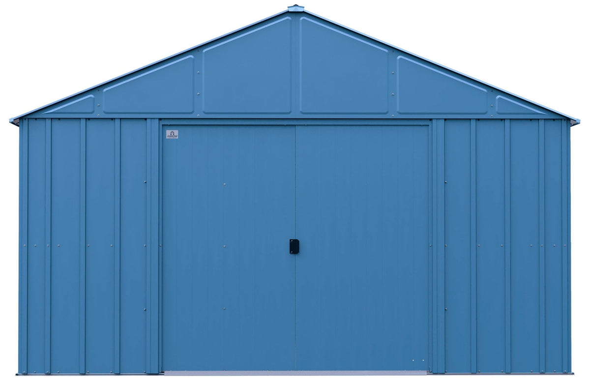 Arrow Classic 12x12-ft Blue Grey Corrosion-Resistant Steel Shed