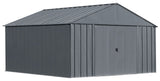 Arrow Classic 12x12-ft Charcoal Corrosion-Resistant Metal Shed