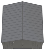 Arrow Classic 12x12-ft Charcoal Corrosion-Resistant Metal Shed