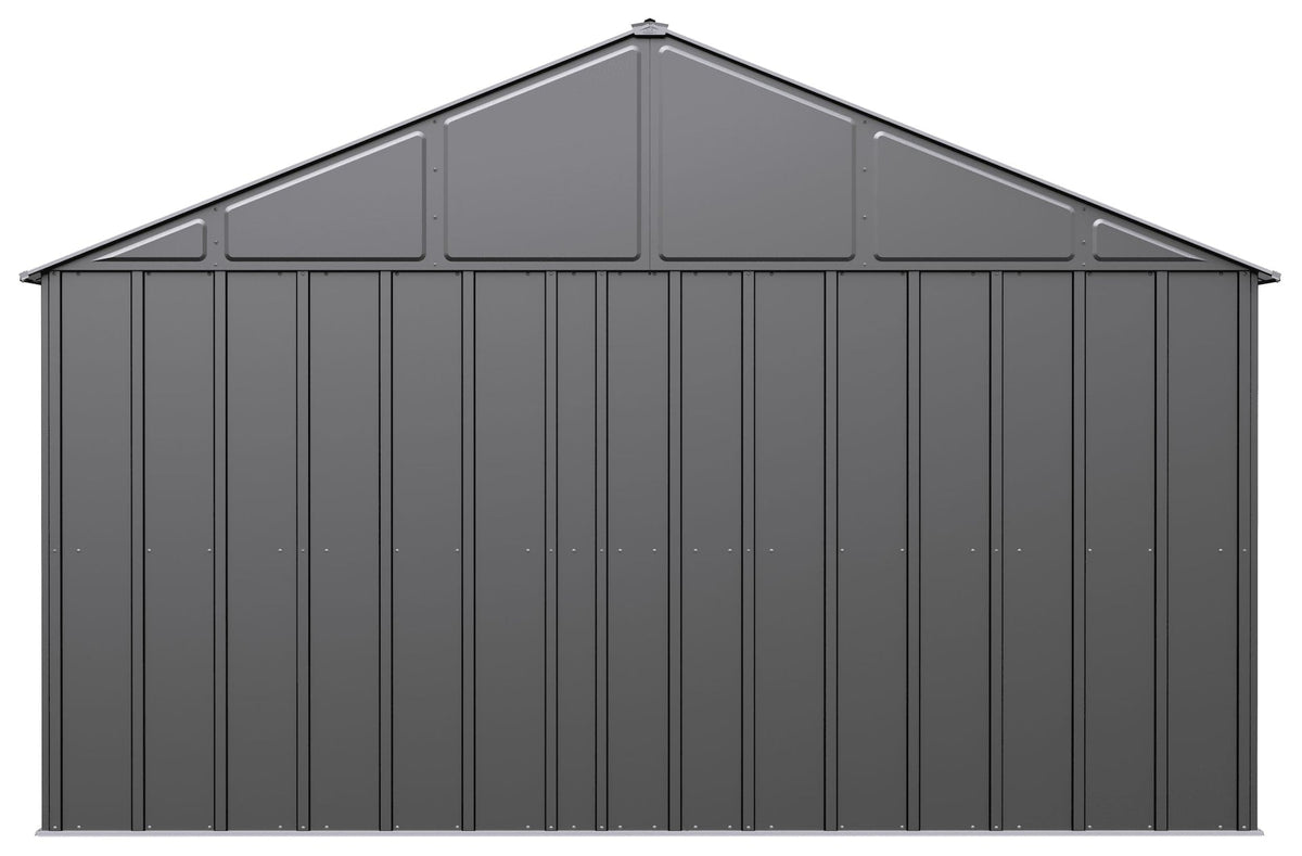 Arrow Classic 12x12-ft Charcoal Corrosion-Resistant Metal Shed