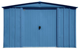 Arrow Classic Galvanized Steel Storage Shed, Blue Grey, 10-ft x 12-ft