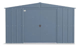 Arrow Classic Galvanized Steel Storage Shed, Blue Grey, 10-ft x 8-ft