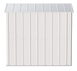 Arrow Classic Galvanized Steel Storage Shed, Flute Grey, 6-ft x 7-ft
