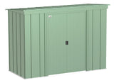 Arrow Classic Galvanized Steel Storage Shed, Sage Green, 8-ft x 4-ft
