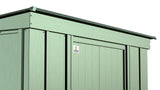 Arrow Classic Galvanized Steel Storage Shed, Sage Green, 8-ft x 4-ft