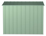 Arrow Classic Galvanized Steel Storage Shed, Sage Green, 8-ft x 8-ft