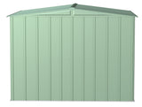 Arrow Classic Galvanized Steel Storage Shed, Sage Green, 8-ft x 8-ft