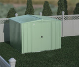 Arrow Classic Galvanized Steel Storage Shed, Sage Green, 8-ft x 8-ft