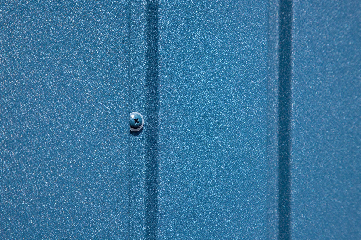 Arrow Elite 12x12-ft Blue Grey Corrosion-Resistant Steel Shed