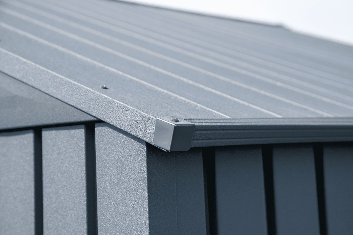 Arrow Elite 14x12-ft Anthracite Corrosion-Resistant Steel Shed