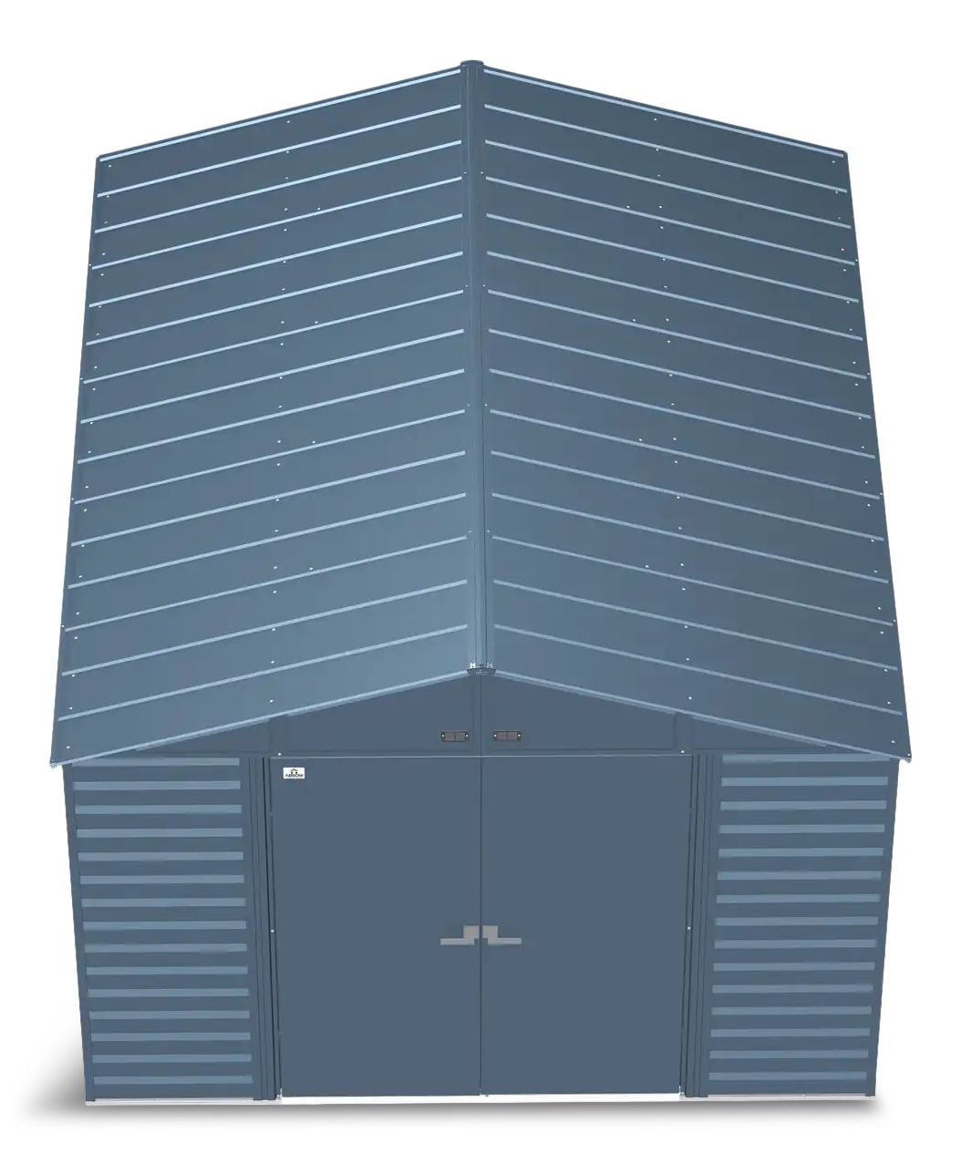 Arrow Select Galvanized Steel Storage Shed, Blue Grey, 10-ft x 8-ft