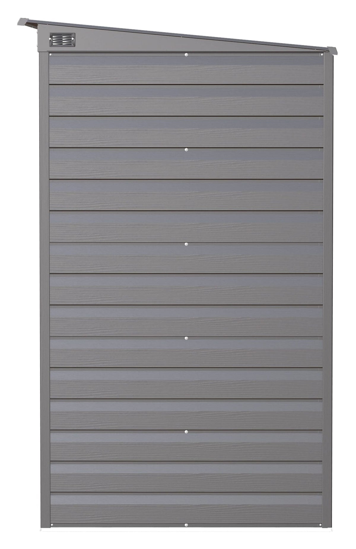 Arrow Select Galvanized Steel Storage Shed, Charcoal, 8-ft x 4-ft