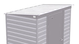 Arrow Select Galvanized Steel Storage Shed, Flute Grey, 6-ft x 4-ft