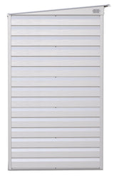 Arrow Select Galvanized Steel Storage Shed, Flute Grey, 6-ft x 4-ft