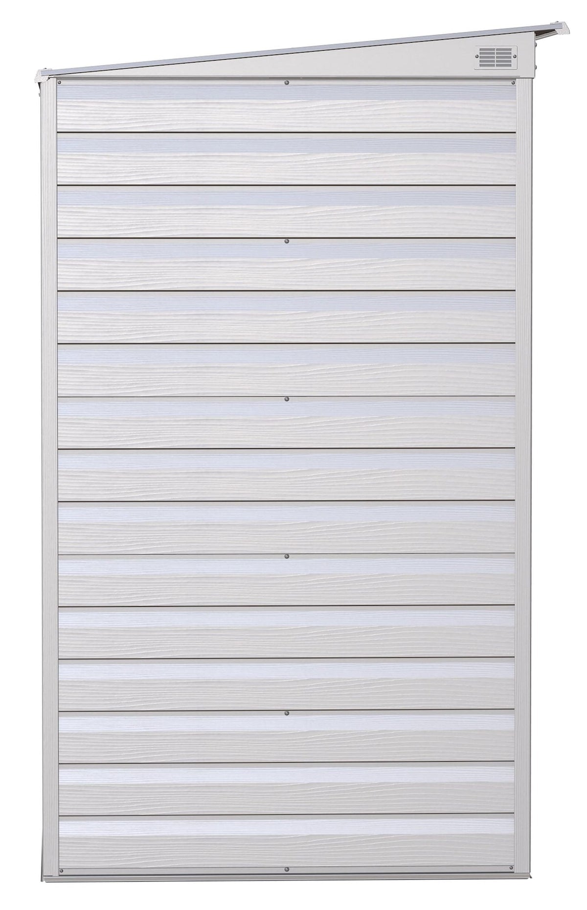 Arrow Select Galvanized Steel Storage Shed, Flute Grey, 6-ft x 4-ft