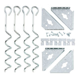 Arrow Steel Earth Anchor Kit with 15-in Corkscrews
