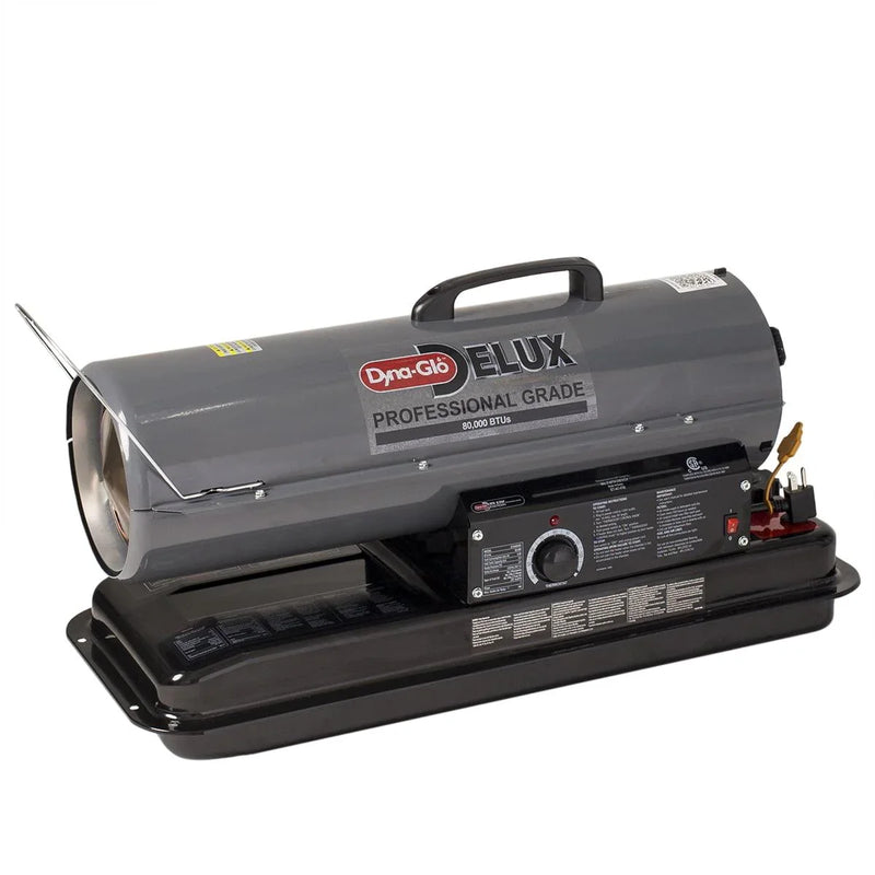 Delux 80,000 BTU Indoor/Outdoor Portable Kerosene Forced Air Heater W4243