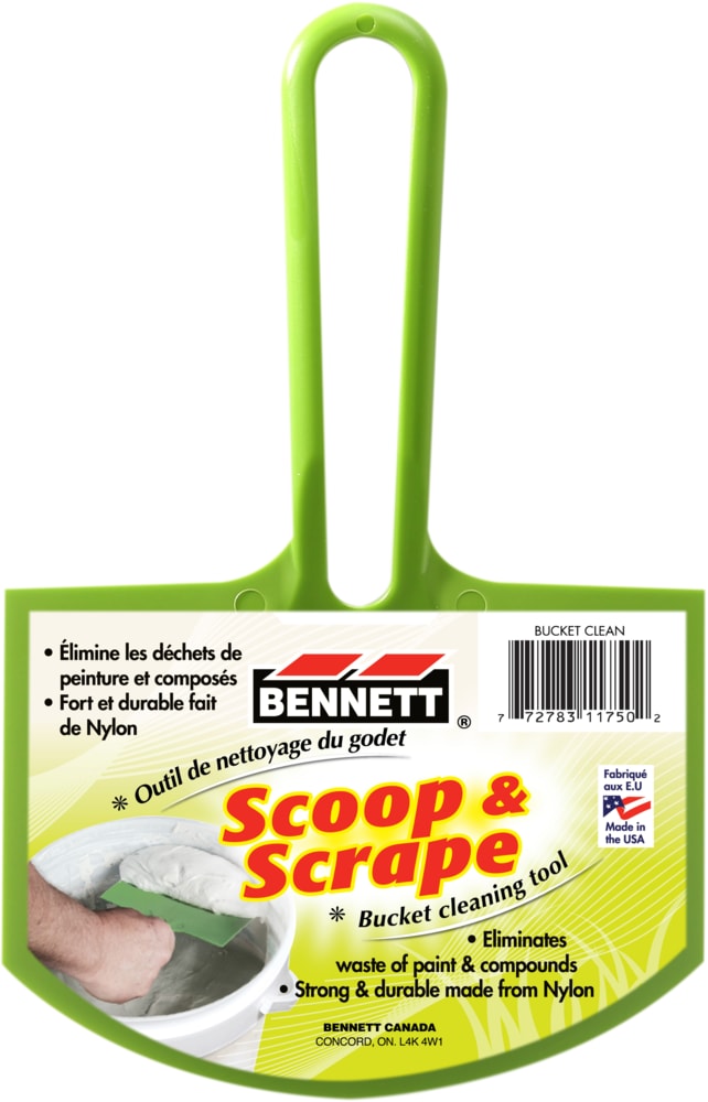 Plastic Paint Bucket Clean Scoop, 6-in I6330