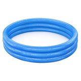 Inflatable 3-Ring Pool, 5-ft x 12-in, Assorted Colours