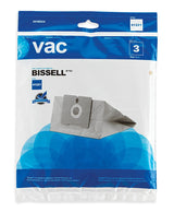 Bissell Zing Canister Replacement Vacuum Cleaner Bags, 3-pk