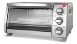 Toaster Oven with Natural Convection, Stainless Steel, 4-Slice
